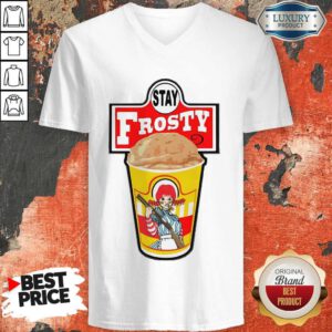 Awesome Stay Frosty V-neck
