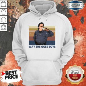 Awesome Way She Goes Boys Vintage Hoodie
