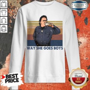 Awesome Way She Goes Boys Vintage Sweatshirt