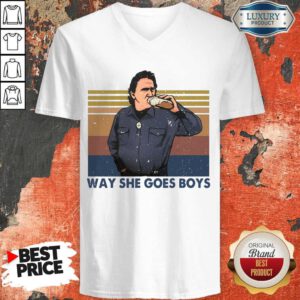 Awesome Way She Goes Boys Vintage V-neck