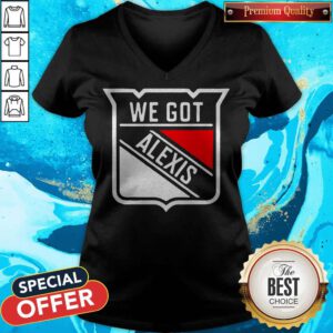 Awesome We Got Alexis New York Hockey V-neck