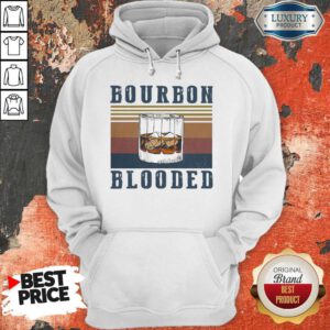 Awesome Wine Bourbon Blooded Vintage Hoodie