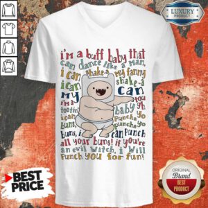 Baby Finn I’m A Buff Baby That Can Dance Like A Man V-neck
