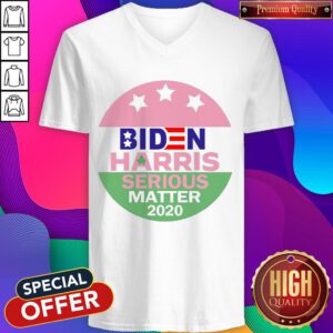 Biden Harris Serious Matter 2020 V-neck