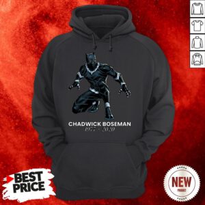 Chadwick Boseman The Black Panther Marvel Film Star Thank You For The Memories Hoodie