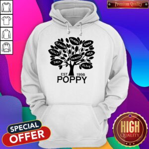 Coolspod Personalized EST 1998 Poppy Tree Hoodie