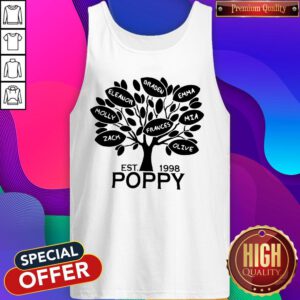 Coolspod Personalized EST 1998 Poppy Tree Tank Top