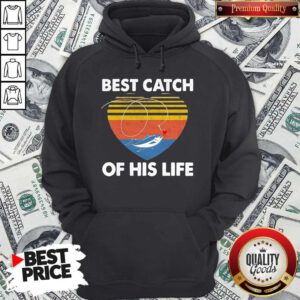 Couple Fishing Best Catch Of This Life Vintage Retro Hoodie