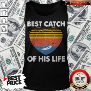 Couple Fishing Best Catch Of This Life Vintage Retro Tank Top