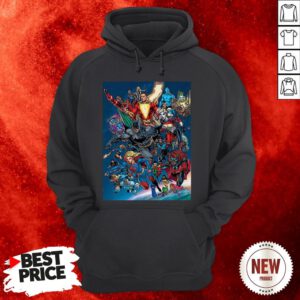 DC Fandome Batman Group Shot Poster Hoodie