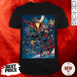 DC Fandome Batman Group Shot Poster Shirt