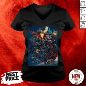 DC Fandome Batman Group Shot Poster V-neck