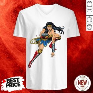 DC Fandome Wonder Woman Lunge V-neck