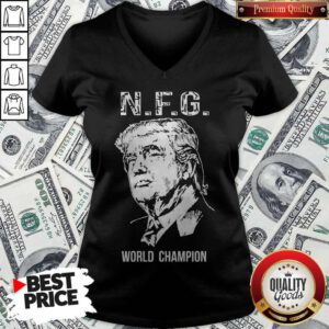 Donald Trump NFG World Champion V-neck