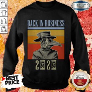 Dr. Plague Medicine Back To Business Halloween 2020 Vintage Sweatshirt