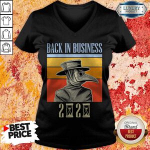 Dr. Plague Medicine Back To Business Halloween 2020 Vintage V-neck