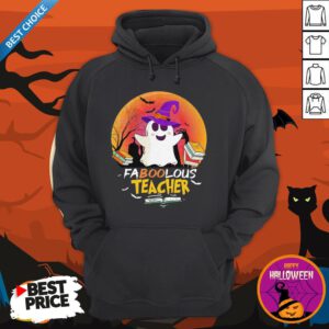 FaNooLous Teacher Witch Halloween Hoodie