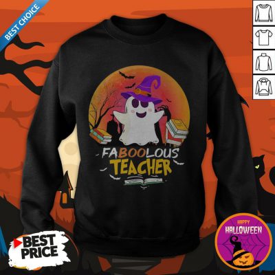 FaNooLous Teacher Witch Halloween Sweatshirt