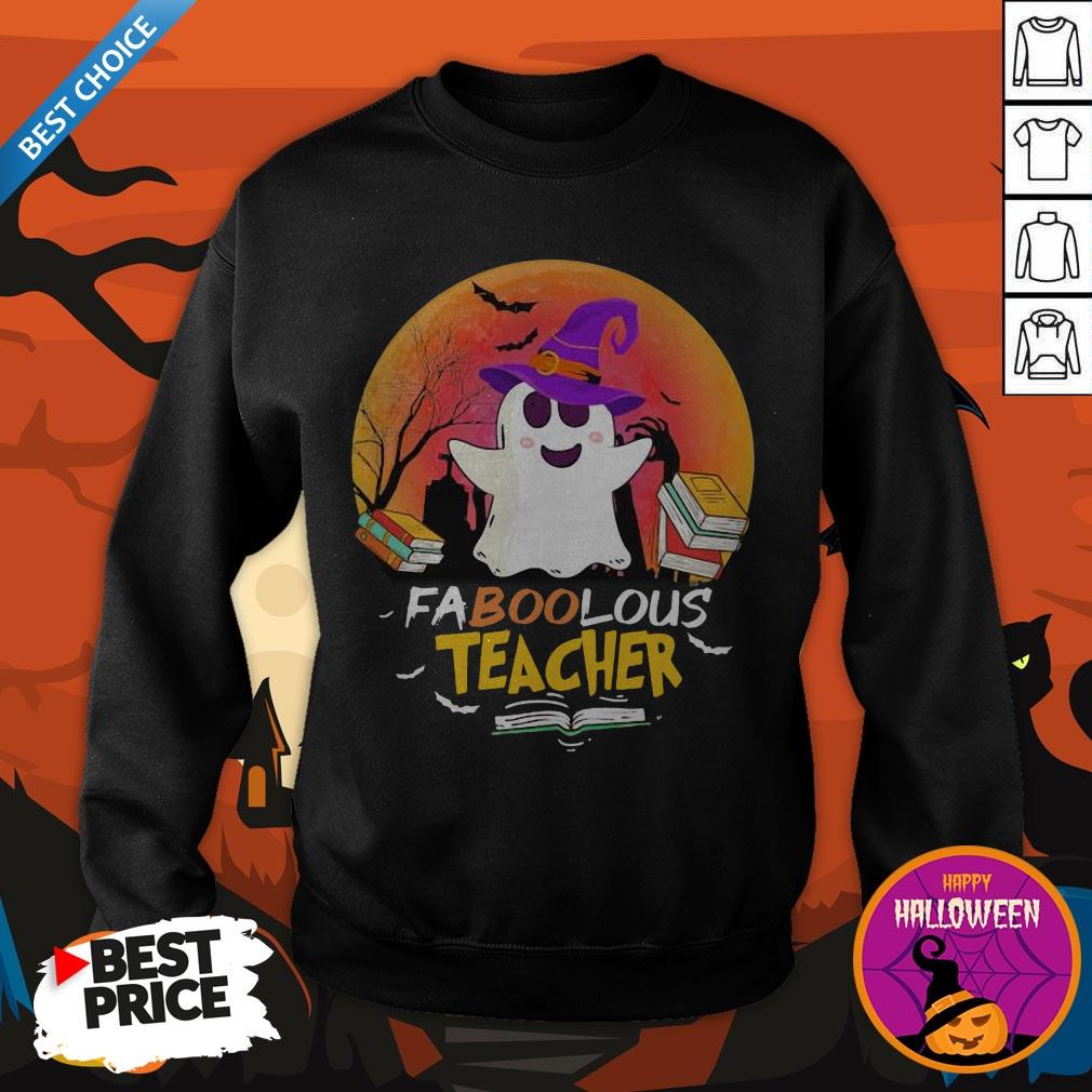FaNooLous Teacher Witch Halloween Sweatshirt
