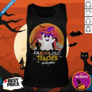 FaNooLous Teacher Witch Halloween Tank Top