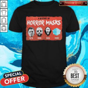 Funny A History Of Horror Masks Shirt