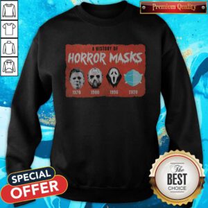 Funny A History Of Horror Masks Sweatshirt
