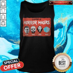 Funny A History Of Horror Masks Tank Top