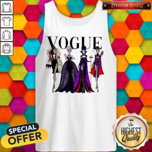 Funny Vogue Disney Villains Evil Divas Paco Chicano Tank Top