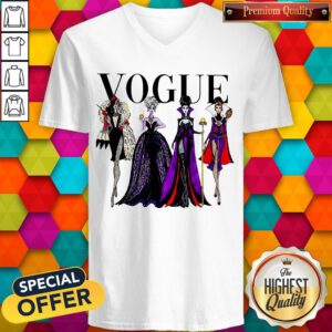 Funny Vogue Disney Villains Evil Divas Paco Chicano V-neck