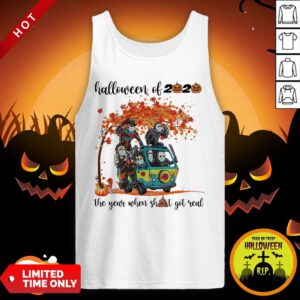 Horror Characters Halloween Of 2020 The Year When Shit Got Real Tank Top