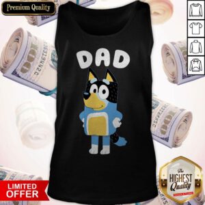 Hot Bluey Dad Tank Top