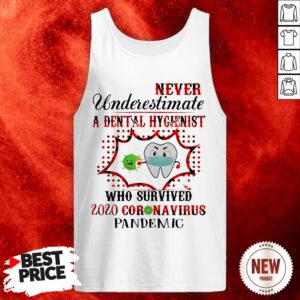 Never Underestimate A Dental Hygienist Who Survived 2020 Coronavirus Pandemic Tank Top