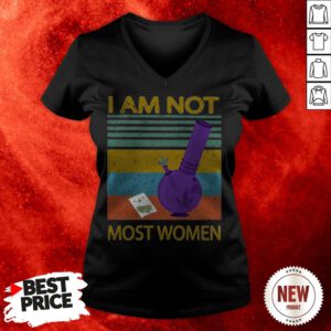 I Am Not Most Women Vintage V-neck
