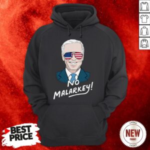 Joe Biden No Malarkey American Flag Hoodie