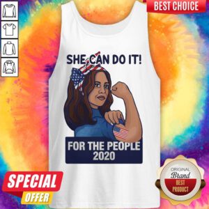 Kamala She Can Do It For The People 2020 Tank Top