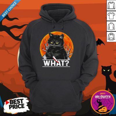 Michael Myers Black Cat Halloween What Hoodie