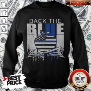 Official Back The Blue Teacher Sweatshirt