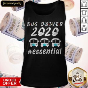 Official Bus Driver 2020 Essential Face Mask Tank Top