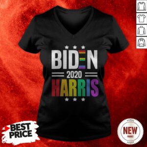 Official LGBT Biden 2020 Harris V-neck