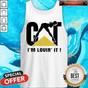Premium Cat I’m Lovin’ It Tank Top