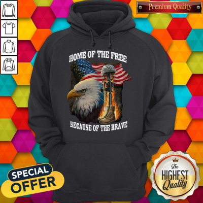 Premium Home Of The Free Because Of The Brave Hoodie