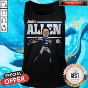 Premium Josh Allen Cartoon Tee Buffalo Bills Mafia Tank Top
