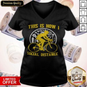 Premium This Is How I Social Distance V-neck