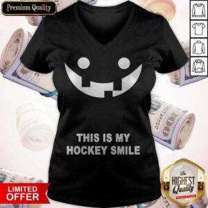 Premium This Is My Hockey Smile V-neck