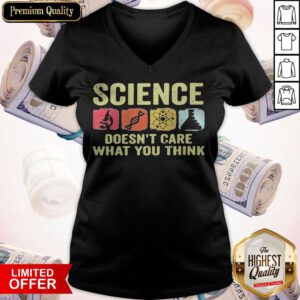 Pretty Science Doesn't Care What You Think V-neck