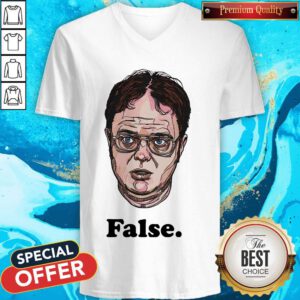 Pretty The Office Dwight Schrute False V-neck