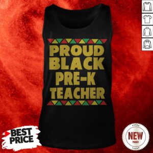 Proud Black Pre-K Teacher Tank Top
