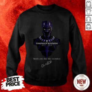 RIP Actor Chadwick Boseman Of Mavel Thank You For The Memories Sweatshirt