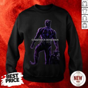 Rip Chadwick Boseman Black Panther 1977 2020 Thank You For The Memories Signature Sweatshirt