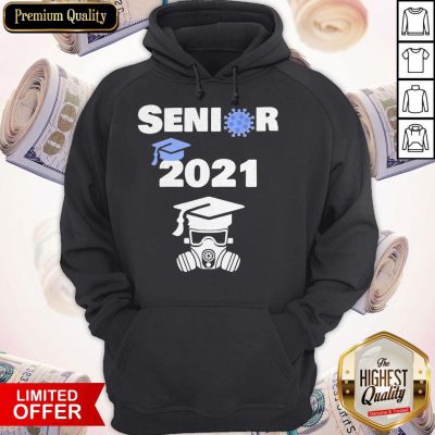 Senior 2021 Coronavirus Gas Mask Hoodie